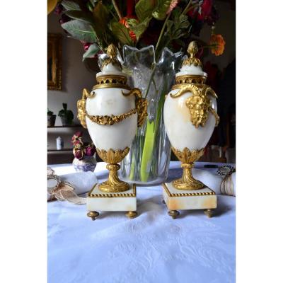 Pair Of Cassolette Louis XVI