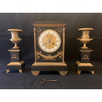 Empire Clock And Its Cassolettes