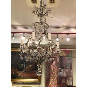 Chandeliers And 2 Sconces With Pampilles