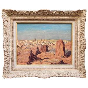 Oil On Cardboard, Spain By Robert Santerne