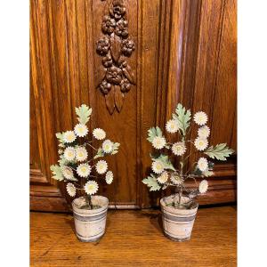 Pair Of Small Decorative Trees