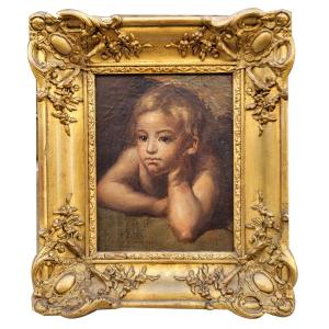 Oil On Canvas, Child Portrait, Early 19th