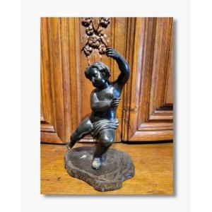 A 19th Century Bronze Cherub