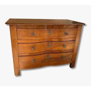 Louis XIV Curved Commode With Buttons