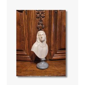 18th Century Marble Virgin