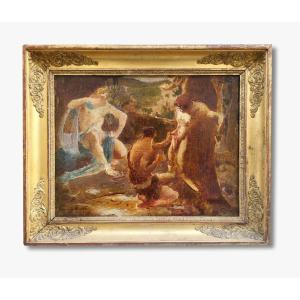 Oil On Canvas, The Torture Of Marsyas By William Laparra