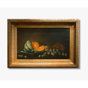 An Oil On Canvas, Still Life By Antoine Ferdinand Expected