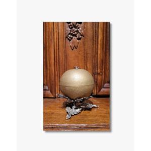 Apple-shaped Sugar Bowl, Art Nouveau