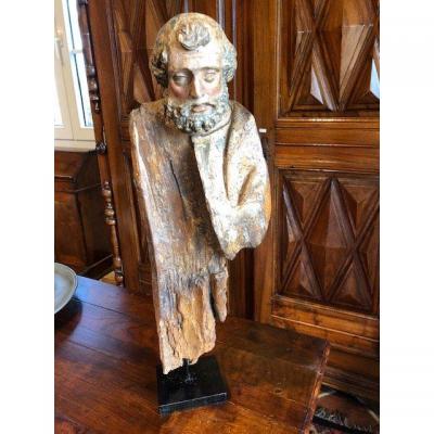 An Apostle Sculpture From The 17th Century