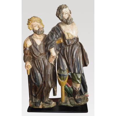 Carved Wooden Sculpture, Fine Seventeenth Century