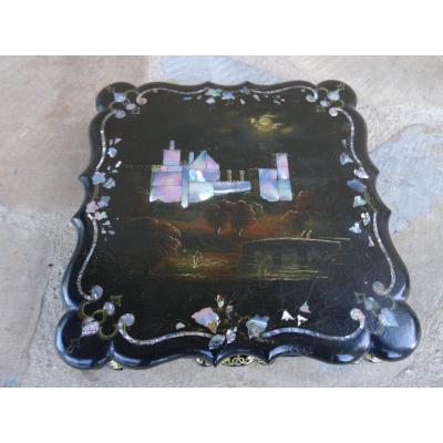 A Napoleon III Lacquered Box