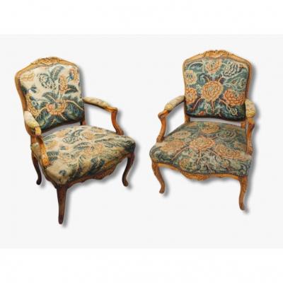 Pair Of Regency Armchairs