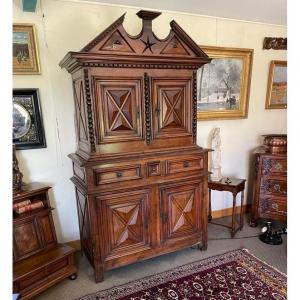 Two-tiered Louis XIII Period In Walnut