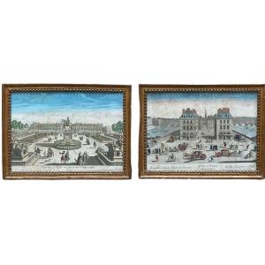 Two Optical Views, 18th C.