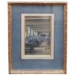 Watercolor, Soldiers, By Paul Léon Jazet