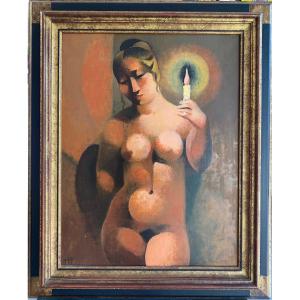 Manolo Ruiz Pipo (1929-1999) - Light On His Naked Body