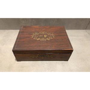 Boite en bijoux en palissandre