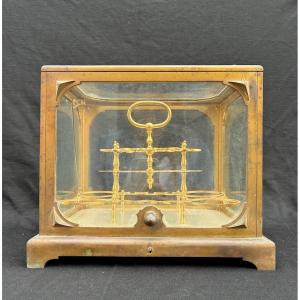 Baccarat Liqueur Cellar In Gilded Bronze