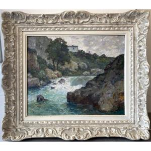 Albert Regagnon (1874-1961) - Small House On The Salat 