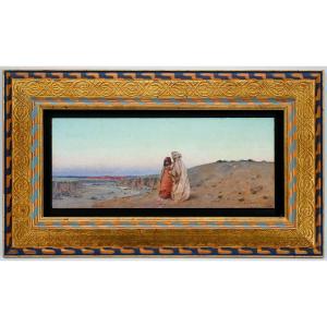 Eugène Deshayes (1828-1891) Orientalist Scene 