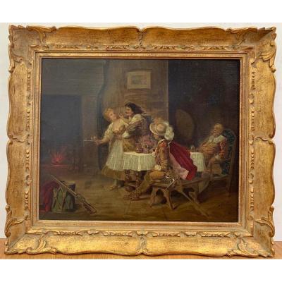 Tavern Scene - Late 19th Early 20th Century