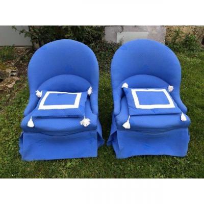 Pair Of Toad Armchairs