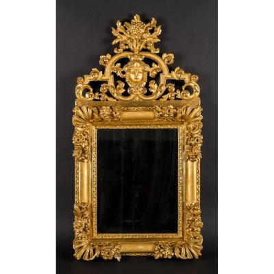 Mirror In Carved Wood - Louis XV Style