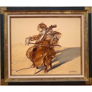 Weisbuch Claude "the Concentration Of The Cellist"