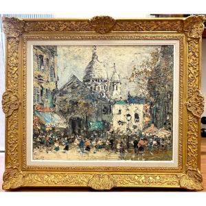 Kramer Simon (1940 -2015)  -  Vue de Paris 