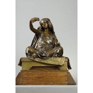 Young Girl From Bou-saada - Louis-ernest Barrias (1841-1905)