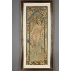 Morning Awakening - Alphonse Mucha (1860-1939)