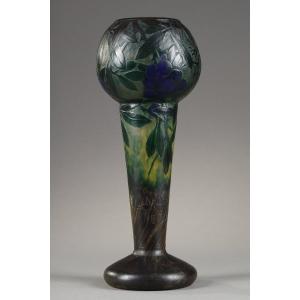 Vase With Sloes - Daum