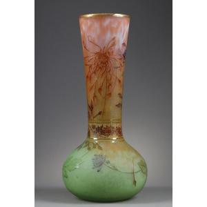 Chrysanthemum Vase - Daum