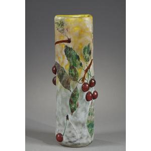 Cherry Vase - Daum