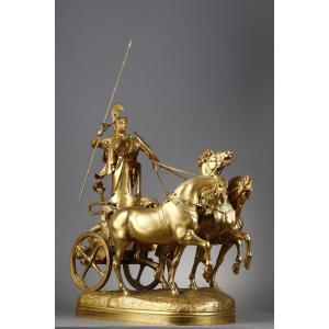 Chariot Of Minerva - Emmanuel Fremiet (1824-1910)