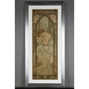 Night's Rest - Alphonse Mucha (1860-1939)