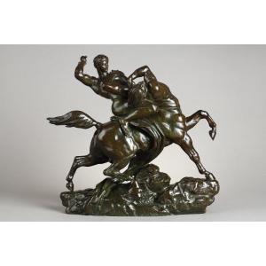 Theseus Fighting The Centaur Bienor - Antoine-louis Barye (1796-1875)