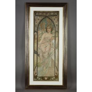 Morning Awakening - Alphonse Mucha (1860-1939)