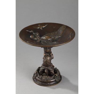 Cup With Elephants, Bear And Eagle - Christophe Fratin (1801-1864)