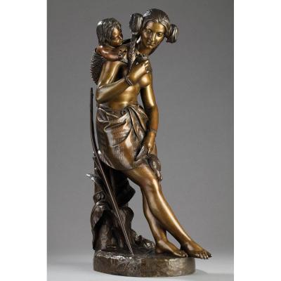 Indian Huntress - Charles Cumberworth (1811-1852)