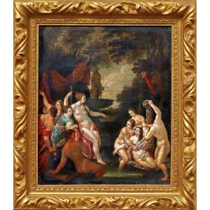 "diana And Callisto" Table XVII Follower Of Titian