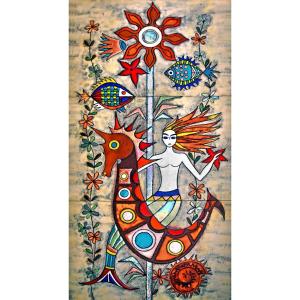 Picard 1950-70 Important Ceramic Panel