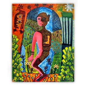 Alain Zarouati (born 1958) Expressionist Painting
