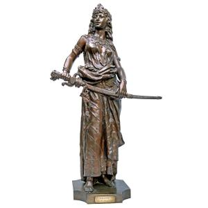 Charles Levy (1840-1899) Bronze "salomé" 85cm