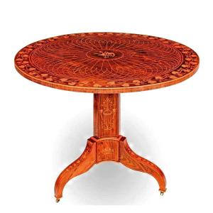 Large Charles X Marquetry Table