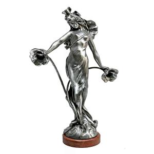 Anton Nelson (1849-1910) Dream Flower Statue