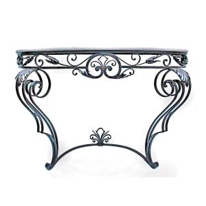 Large Neoclassical Console Stamped Roze