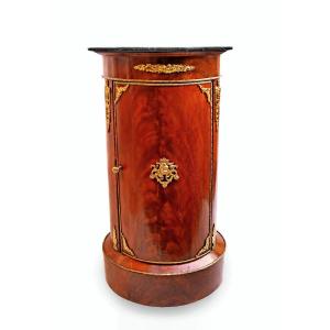 19th Century Empire Somno Table Mahogany And Bronze