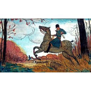 Guy Arnoux (1886-1951) Hunting Rider