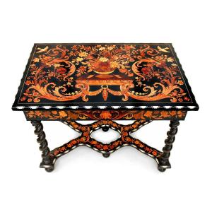 Mazarine Table In Jasmine Marquetry 
